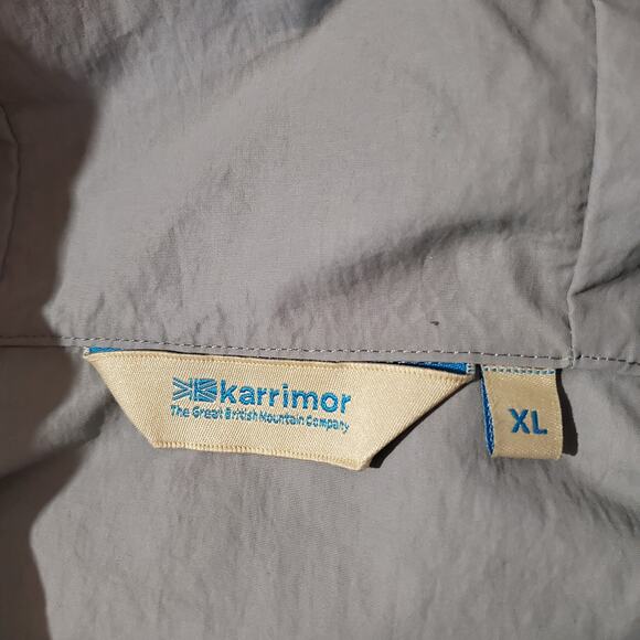 Karrimor Triton Light Windbreaker Jacket Mens Size XL UPF 50+ Nylon Outdoors - Picture 11 of 15